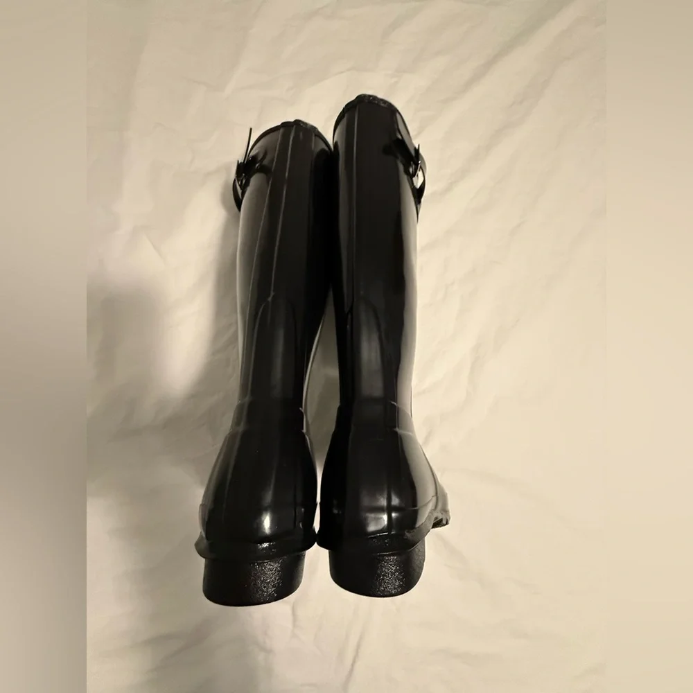 NWOT Black Hunter Tall Rain Boots, Size 9 - Picture 11 of 16